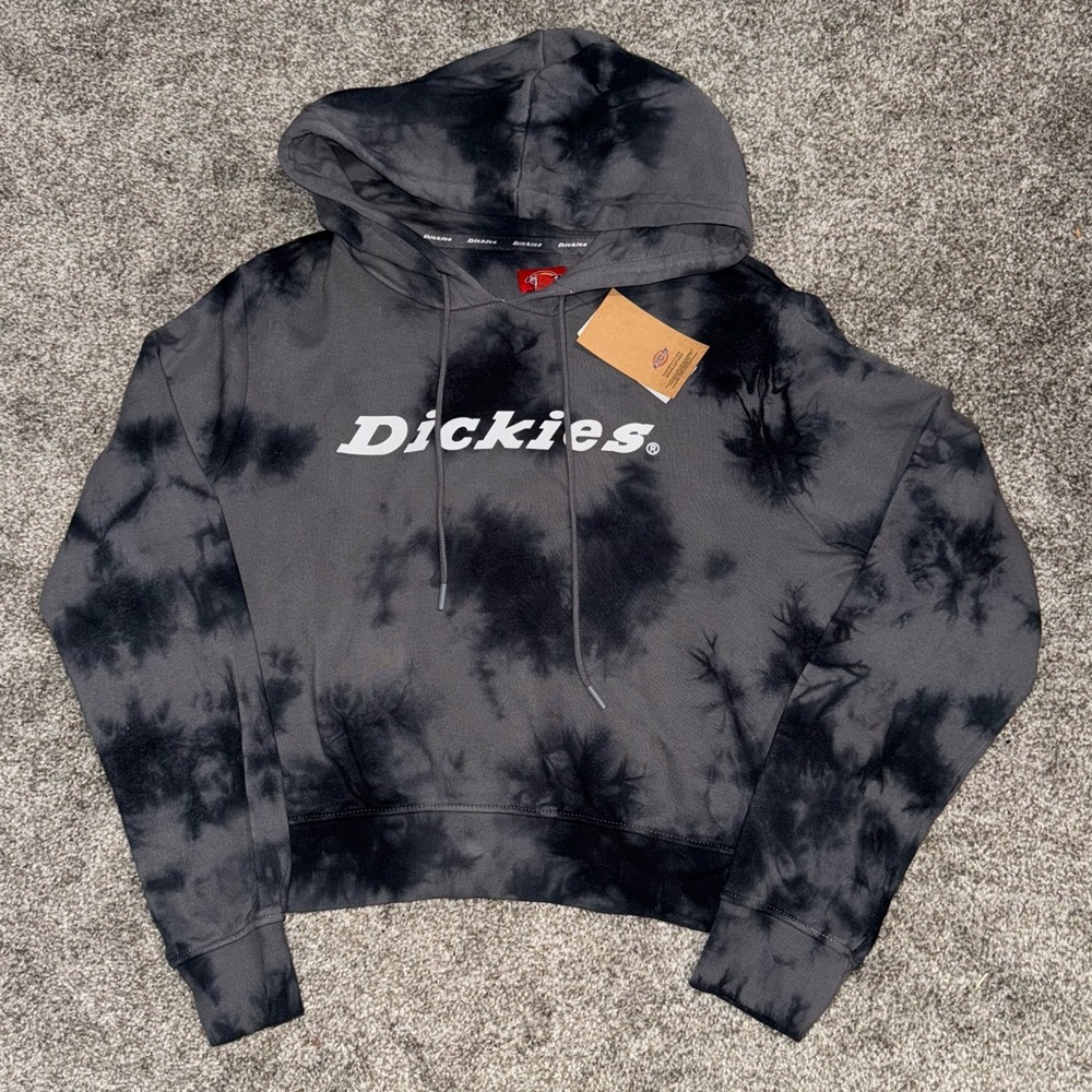Dickies Black Tie-Dye Hoodie